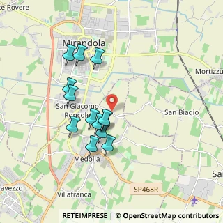 Mappa Via Camurana, 41036 Medolla MO, Italia (1.62538)