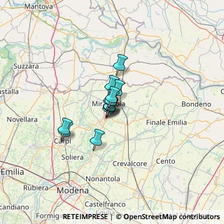 Mappa Via Camurana, 41036 Medolla MO, Italia (6.36692)