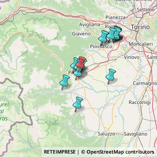 Mappa Saluzzo, 10064 Pinerolo TO, Italia (13.96118)