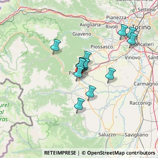 Mappa Saluzzo, 10064 Pinerolo TO, Italia (11.48154)