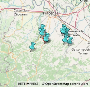 Mappa Via San Rocco, 29028 Ponte dell'Olio PC, Italia (9.62417)