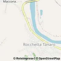 Mapa Rocchetta Tanaro