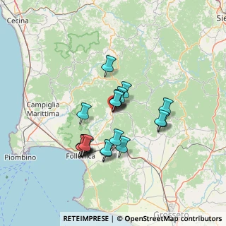 Mappa Via Filippo Corridoni, 58024 Massa Marittima GR, Italia (11.913)