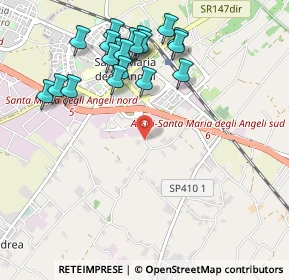 Mappa Via del Caminaccio, 06081 Assisi PG, Italia (1.126)