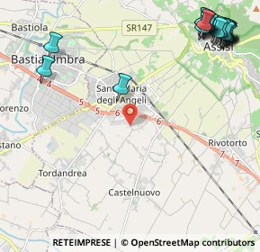 Mappa Via del Caminaccio, 06081 Assisi PG, Italia (3.4255)