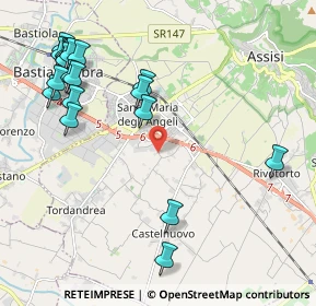Mappa Via del Caminaccio, 06081 Assisi PG, Italia (2.672)