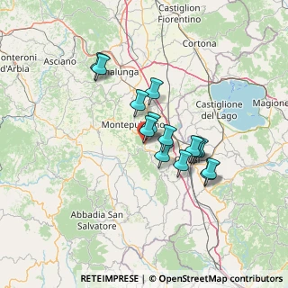 Mappa Viale Emilia, 53042 Chianciano Terme SI, Italia (11.17357)