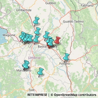 Mappa Via delle Bonifiche, 06081 Assisi PG, Italia (15.121)