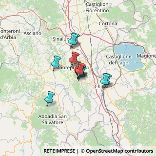 Mappa Via Po, 53042 Chianciano Terme SI, Italia (8.19167)