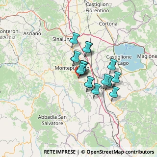 Mappa Via Adda, 53042 Chianciano Terme SI, Italia (9.13889)