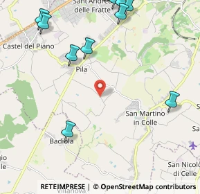 Mappa Strada Fonte Canale, 06100 Pila PG (3.13385)