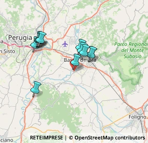Mappa Via Odoardo Gigliarelli, 06083 Bastia Umbra PG, Italia (6.35)
