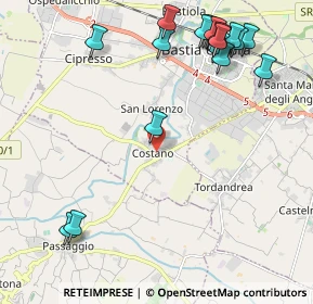 Mappa Via Odoardo Gigliarelli, 06083 Bastia Umbra PG, Italia (2.785)