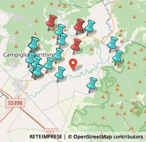 Mappa Loc campo alla cavalla, 57028 Suvereto LI, Italia (3.887)