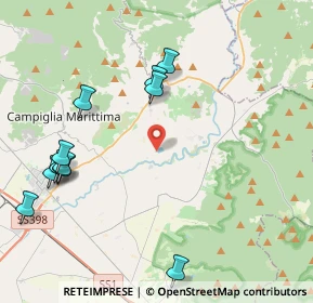 Mappa Loc campo alla cavalla, 57028 Suvereto LI, Italia (5.04455)