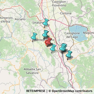 Mappa Via B. Buozzi, 53042 Chianciano Terme SI, Italia (9.12467)