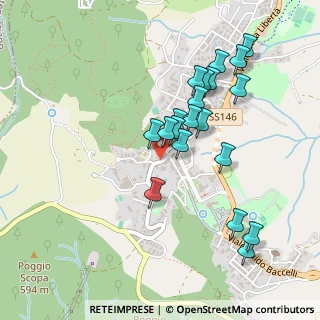 Mappa Via B. Buozzi, 53042 Chianciano Terme SI, Italia (0.4645)