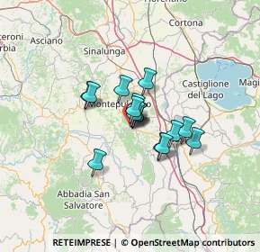 Mappa Viale Roma, 53042 Chianciano Terme SI, Italia (7.64)