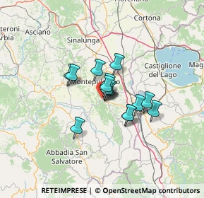 Mappa Piazza Guglielmo Marconi, 53042 Chianciano Terme SI, Italia (7.77375)