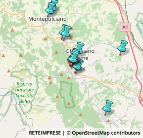 Mappa Via delle Rose, 53042 Chianciano Terme SI, Italia (3.07357)