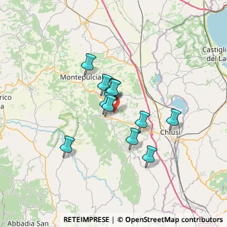 Mappa Via delle Stiglianesi, 53042 Chianciano Terme SI, Italia (5.09167)