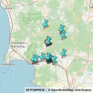 Mappa Via E. Comparini, 58024 Massa Marittima GR, Italia (11.256)