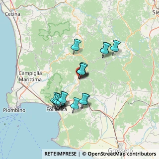 Mappa Via E. Comparini, 58024 Massa Marittima GR, Italia (12.6665)