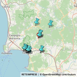 Mappa Via E. Comparini, 58024 Massa Marittima GR, Italia (13.87667)