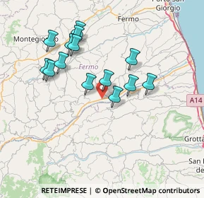 Mappa Petritoli, 63848 Petritoli FM, Italia (6.95214)