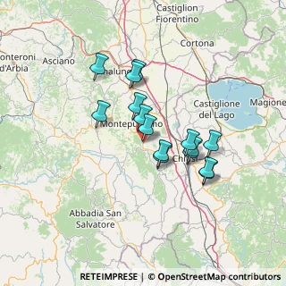 Mappa Via dei Colli, 53042 Chianciano Terme SI, Italia (11.536)