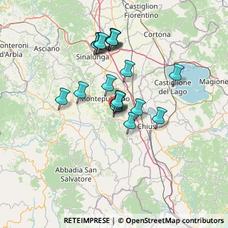 Mappa Via dei Colli, 53042 Chianciano Terme SI, Italia (12.572)