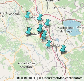 Mappa Via dei Colli, 53042 Chianciano Terme SI, Italia (10.49875)