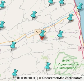 Mappa SP 58, 63062 Montefiore dell'Aso AP, Italia (6.56308)