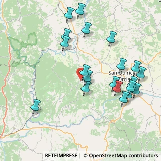 Mappa Località Le Benducce, 53024 Montalcino SI, Italia (9.344)