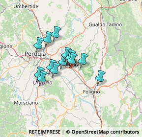 Mappa Via Cristoforo Cecci, 06081 Santa Maria degli Angeli PG, Italia (9.435)