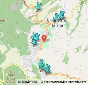 Mappa Via della Valle, 53042 Chianciano Terme SI, Italia (1.09)