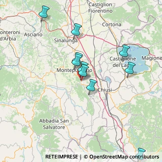 Mappa Via della Valle, 53042 Chianciano Terme SI, Italia (26.086)