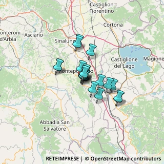 Mappa Via della Valle, 53042 Chianciano Terme SI, Italia (7.883)