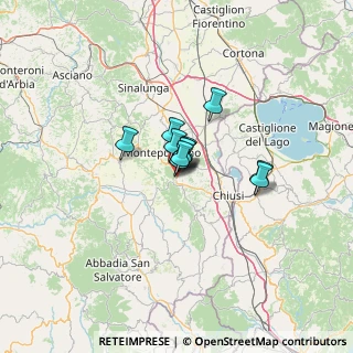 Mappa Via della Valle, 53042 Chianciano Terme SI, Italia (6.29455)