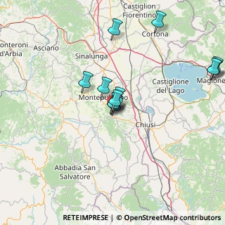 Mappa Via della Valle, 53042 Chianciano Terme SI, Italia (16.88077)