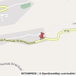 Mappa Via Gentile da Montefiore, 174, 63062 Montefiore dell'Aso, Ascoli Piceno (Marche)