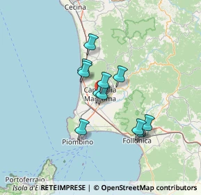 Mappa Via di Venturina, 57021 Campiglia Marittima LI, Italia (10.27273)