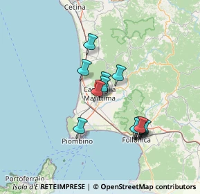 Mappa Via di Venturina, 57021 Campiglia Marittima LI, Italia (12.00923)