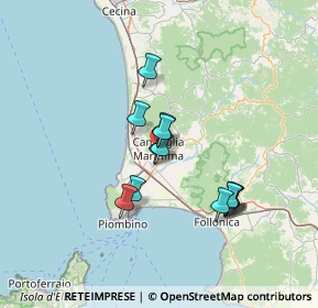 Mappa Via di Venturina, 57021 Campiglia Marittima LI, Italia (11.47462)