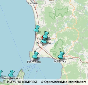 Mappa Via di Venturina, 57021 Campiglia Marittima LI, Italia (14.95364)