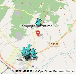 Mappa Via di Venturina, 57021 Campiglia Marittima LI, Italia (2.2595)