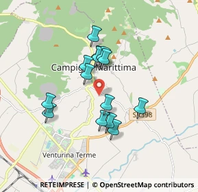 Mappa Via di Venturina, 57021 Campiglia Marittima LI, Italia (1.48071)