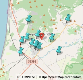 Mappa Via di Venturina, 57021 Campiglia Marittima LI, Italia (3.27083)