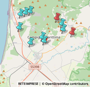 Mappa Via di Venturina, 57021 Campiglia Marittima LI, Italia (3.99455)