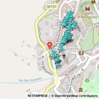 Mappa Via Amidei, 58024 Massa Marittima GR, Italia (0.117)